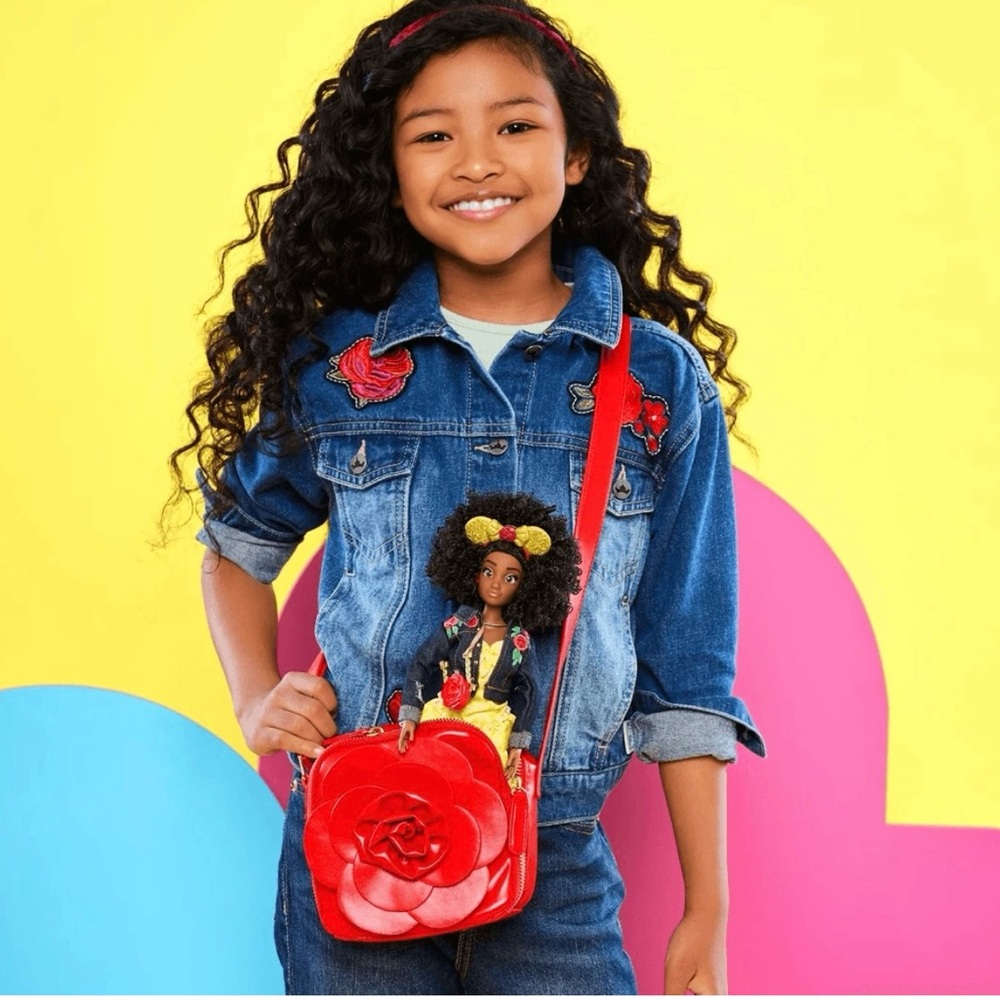 DISNEY Red‎ Floral girl bag
